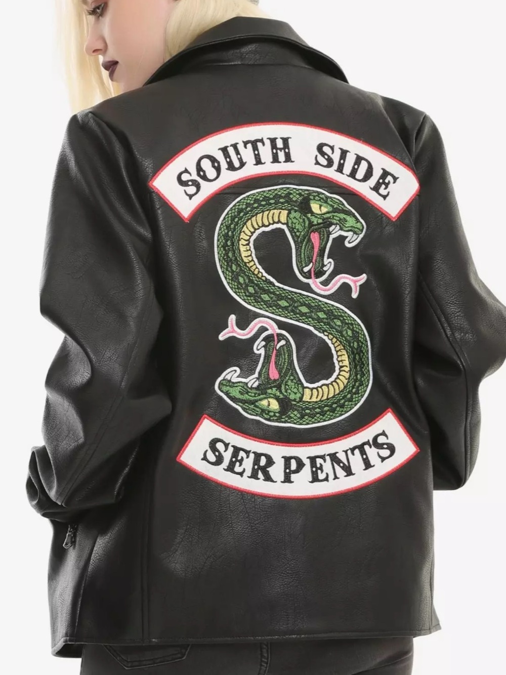 Riverdale Southside Serpents Faux Leather Jacket Hot Topic Exclusive Small